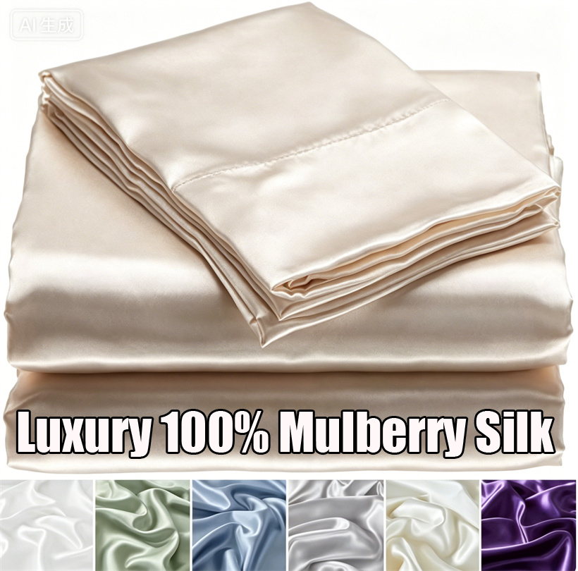 Luxury Skincare Sets - Juego de sábanas de seda de