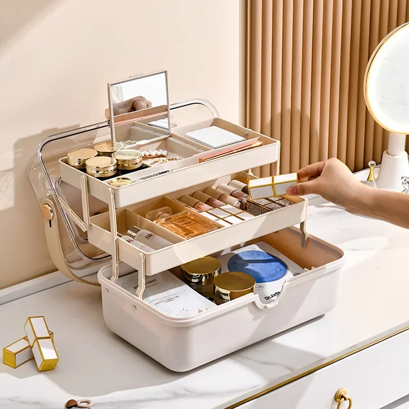 Luxury Skincare Mask - Caja de almacenamiento de cosméticos ligera