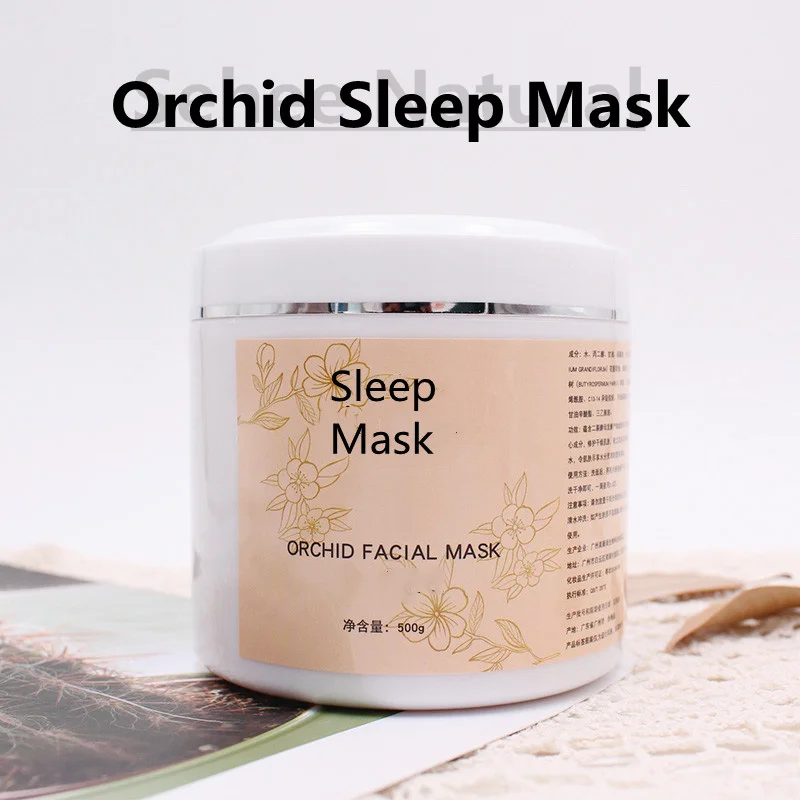 Luxury Skincare Mask - Mascarilla Facial para dormir de orquídeas