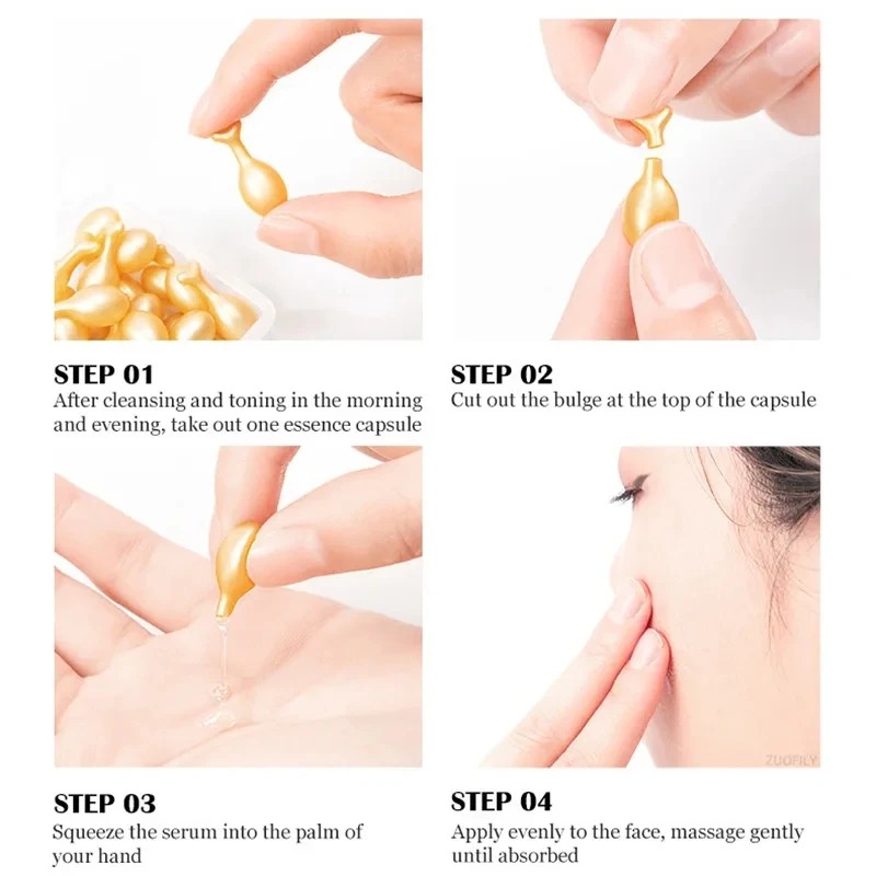 50 Uds suero facial cápsulas d - Placenta Extract Serum reseña y precio
