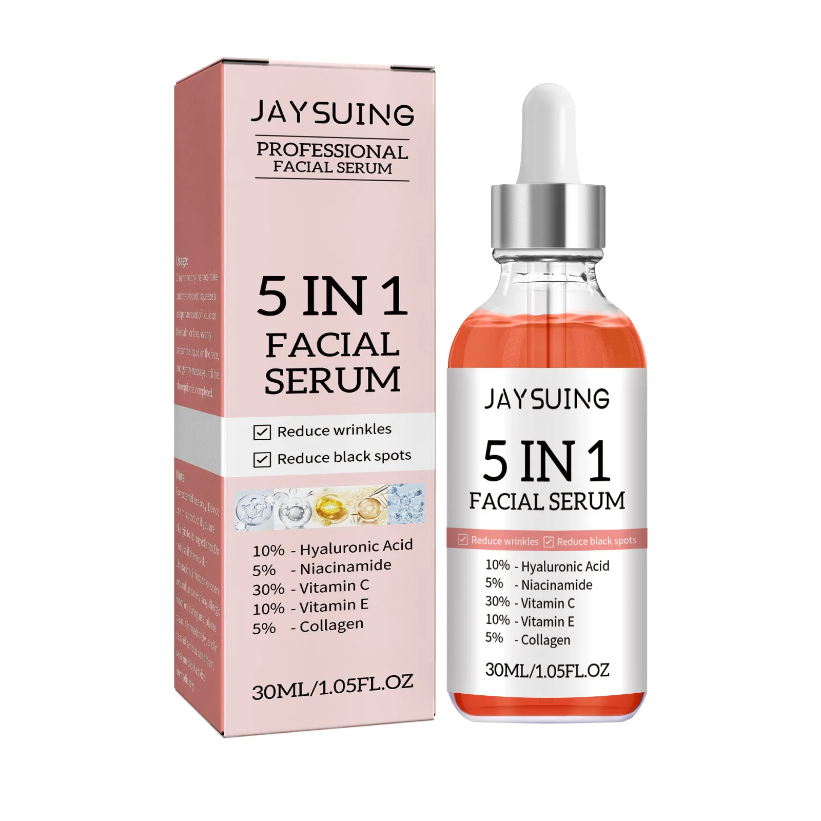 Suero Facial hidratante 5 en 1 - Exosome Serum Ampoule reseña y precio