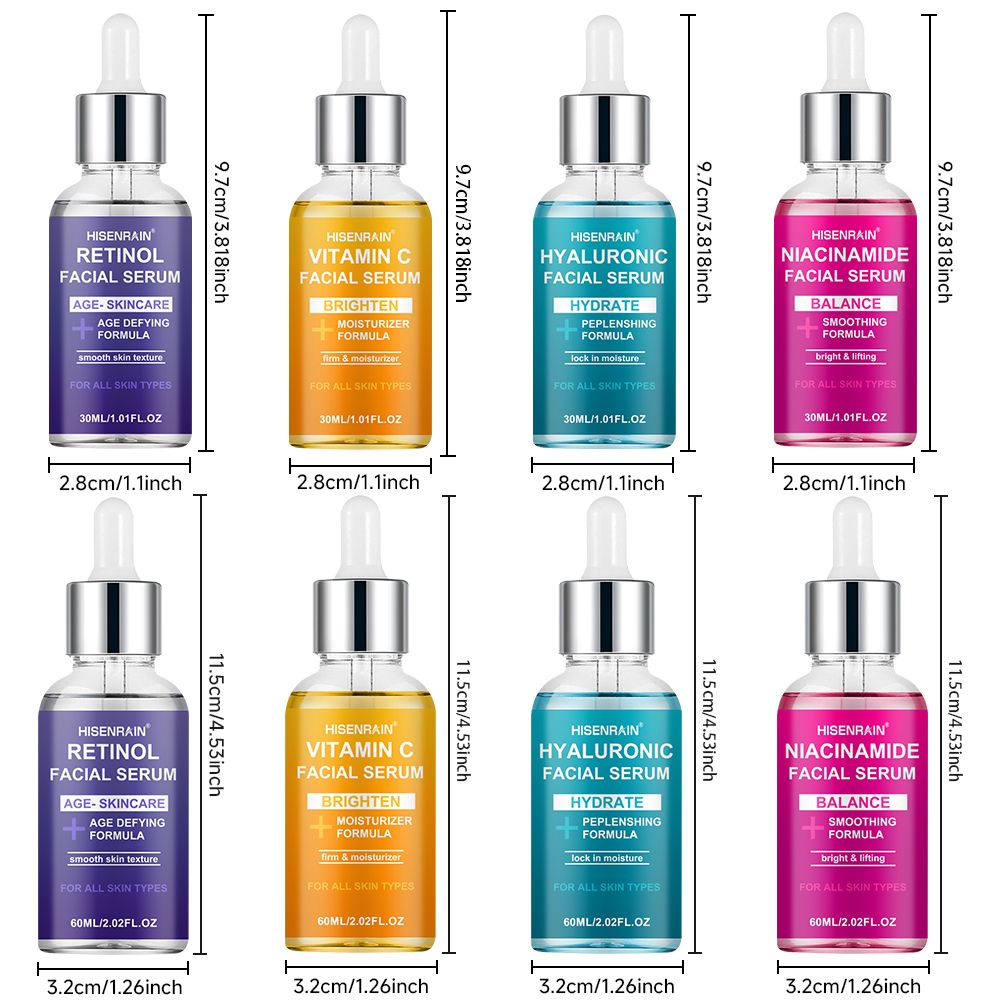 Set de 4 Esencias Hidratantes  - Luxury Skincare Serum reseña y precio
