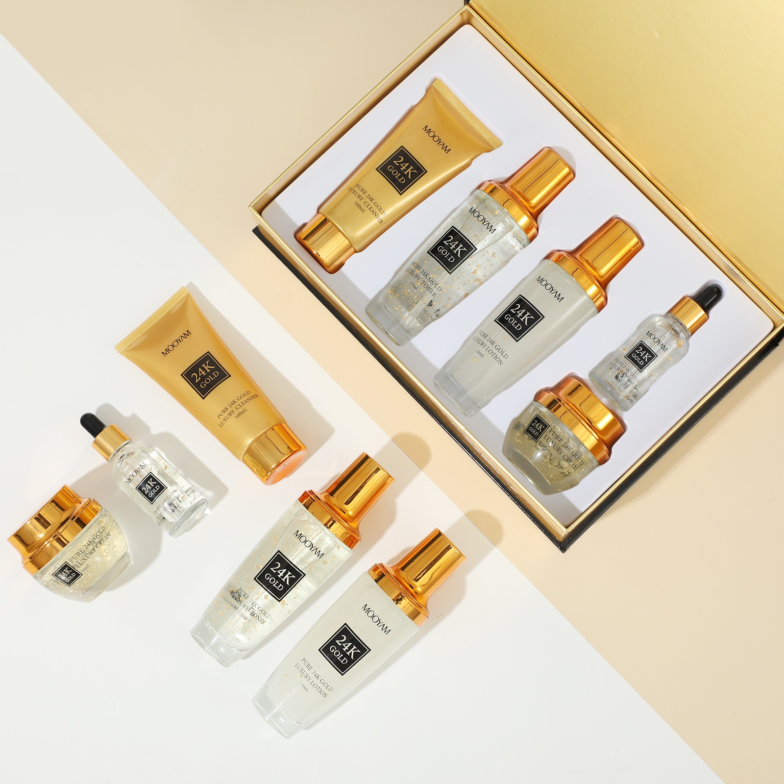 Juego hidratante antiarrugas d - Luxury Skincare Sets reseña y precio