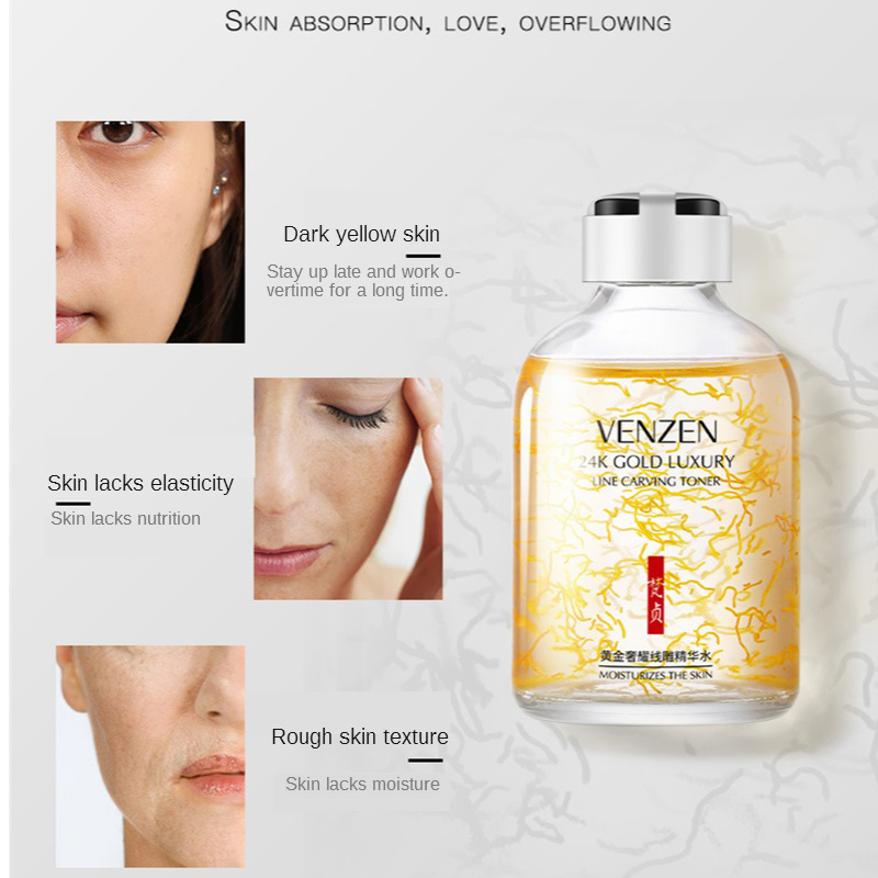 Sérum hidratante de oro de 24K - Luxury Skincare Serum reseña y precio